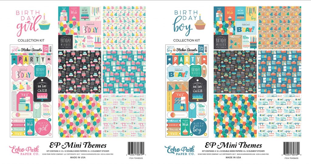 EP Birthday Girl & Boy kits
