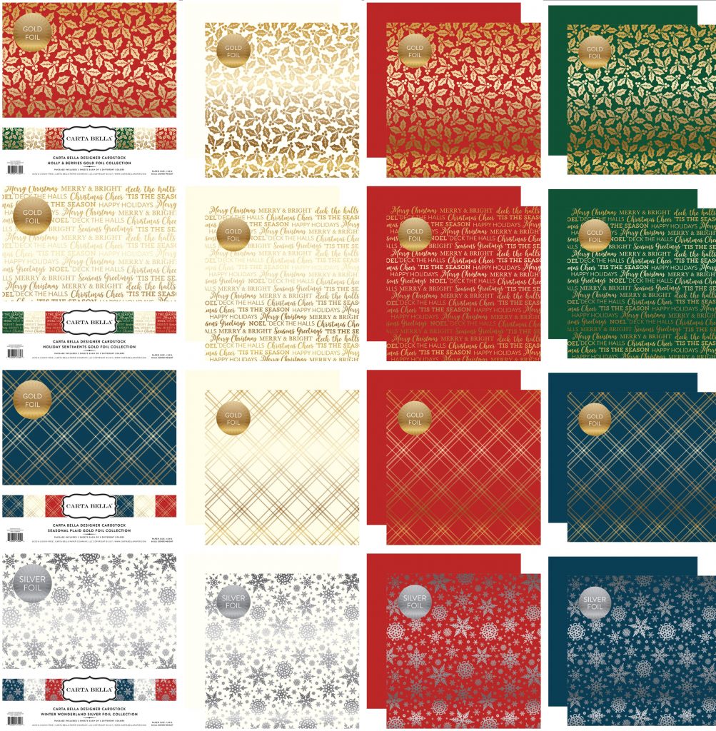 CB Foil Papers Christmas & Winter