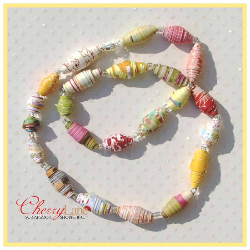 Kids Class - August 26th Paper Bead Necklace, Kids Crafts, Tombow